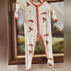 Kyte BABY Newborn Button Up Footie Pyjama